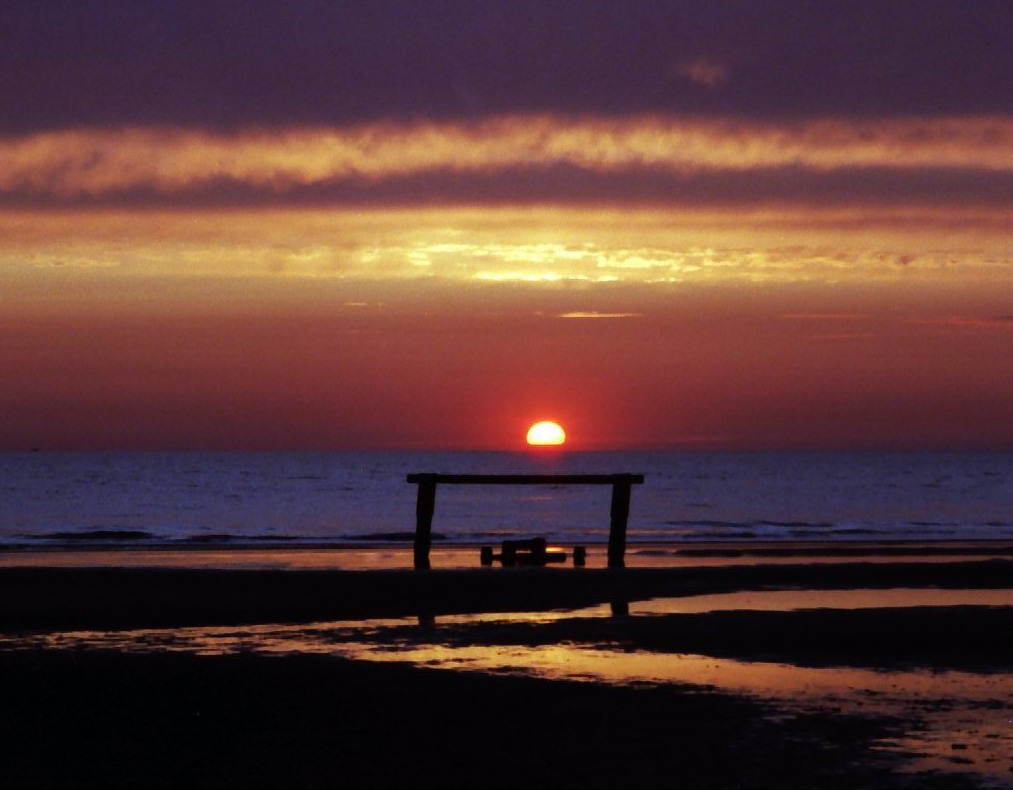 Solnedgang på Læsø